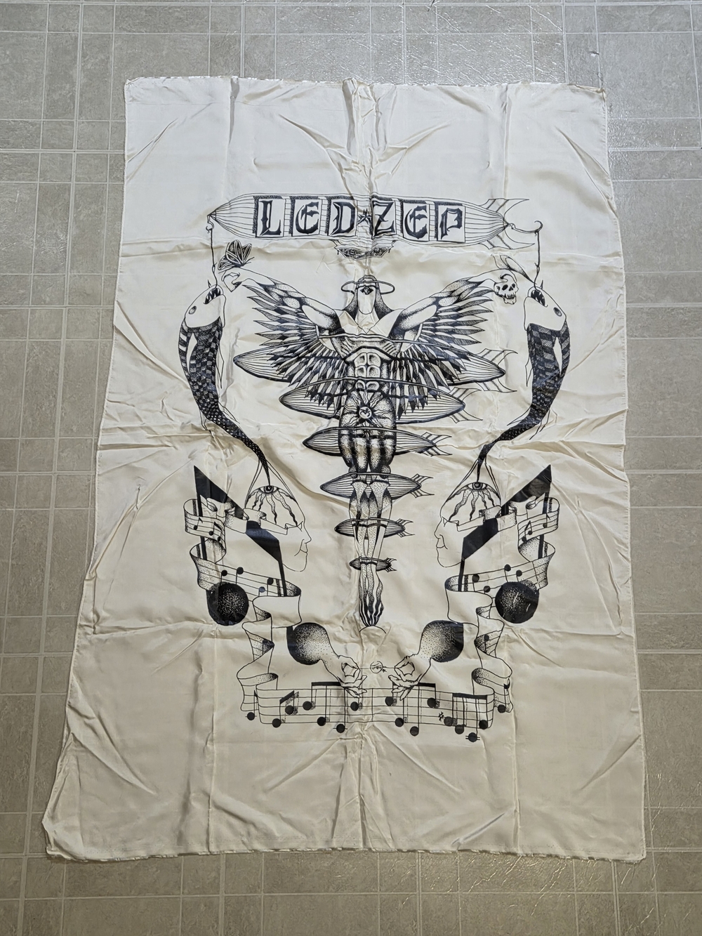 Vintage Led Zeppelin LED ZEP wall art tapestry 37x54 inch
